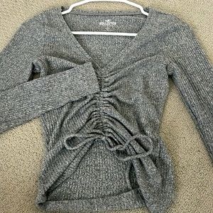 Hollister, gray long sleeve